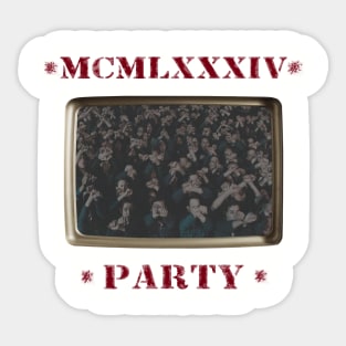 1984 Party Sticker